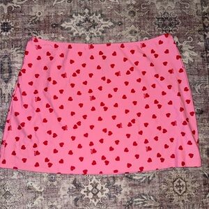 PINK Victoria's Secret Red Heart Skirt Coverup‎